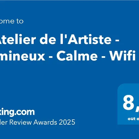 L'atelier De L'artiste - Lumineux - Calme - Wifi * Douai